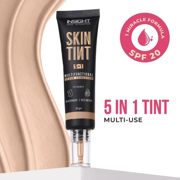 Insight Skin Tint 5 In 1 Multifunctional Serum Foundation-Vanilla Frappe 30g