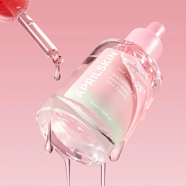 APRIL SKIN Pink Aloe Mucin Serum 30ml