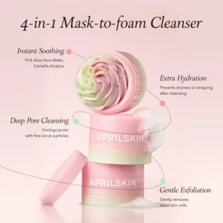 APRIL SKIN Pink Aloe Pack Cleanser 120 g