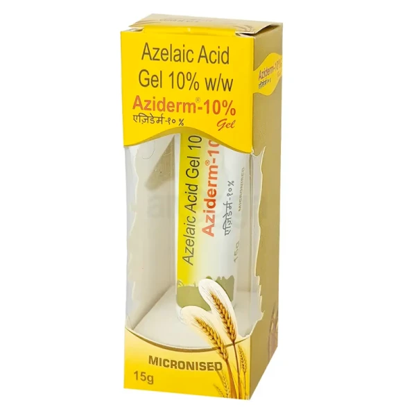 Aziderm 10% Gel 15g (Azelaic Acid)