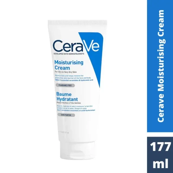CeraVe Moisturizing Cream For Dry To Very Dry Skin 177ml