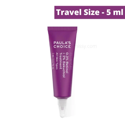 Paula's Choice CLINICAL 0.3% Retinol + 2% Bakuchiol Treatment Travel Size 5ml