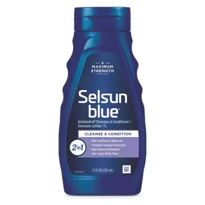 Selsun Blue Maximum Strength 2-in-1 Antidandruff Shampoo & Conditioner 325ml