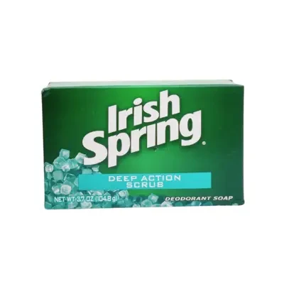 Irish spring Deep Action Scrub Deodorant Soap 104.8g