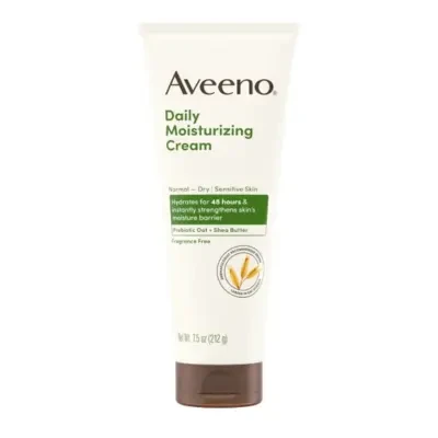 Aveeno Daily Moisturizing Cream for Normal to Dry, Sensitive Skin 212g
