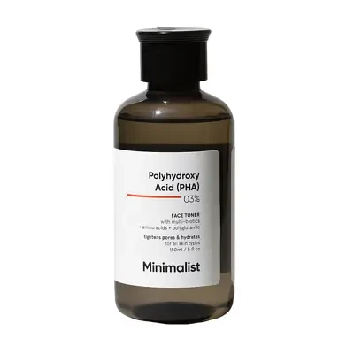 Minimalist Polyhydroxy Acid (PHA) 3% Face Toner 150ml