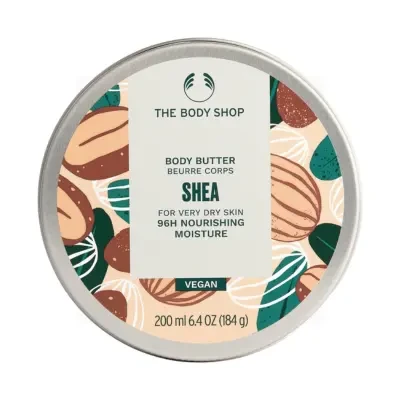 Shea Body Butter 96H Nourishing Moisture Vegan 200ml