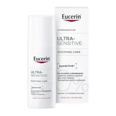 Eucerin UltraSensitive Soothing Face Cream Moisturiser for Normal to Combination Skin 50ml