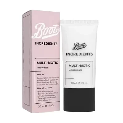 Boots Ingredients Multibiotic Moisturiser 30ml