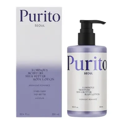 PURITO Luminous Moisture Shea Butter Body Lotion 300ml - Midnight Romance