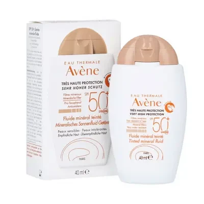 Avène Solaire UV Mineral High Protection Multi-Defense Tinted Sunscreen SPF 50+ For Sensitive Skin 40ml