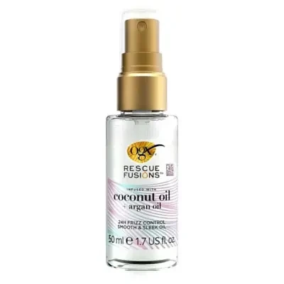 OGX Rescue Fusions 24H Frizz Control Smooth & Sleek Oil 50ml