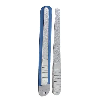Stainless Steel Nail File Buffer Metal Double Sided