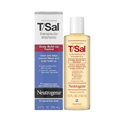 NEUTROGENA® T/Sal Therapeutic Shampoo, Scalp Build-Up Control 4.5 oz 133ml