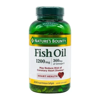 Nature's Bounty Fish Oil 1200mg, 200 Softgels