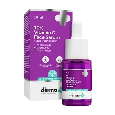 The Derma co 10% Vitamin C Face Serum for Skin Radiance 10ml