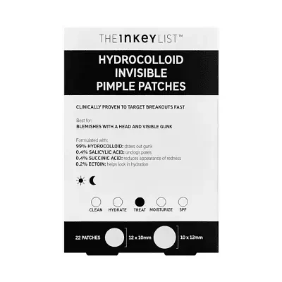 The INKEY List Hydrocolloid Invisible Pimple Patches 22 Patches