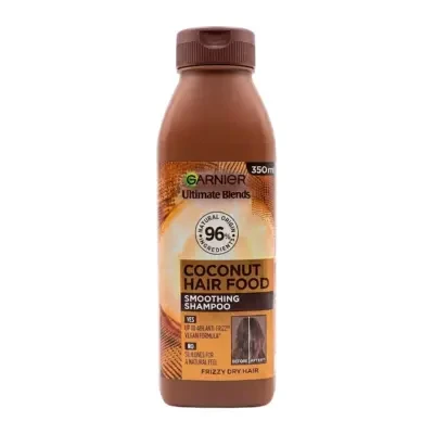 Garnier Ultimate Blends Smoothing Hair Food Coconut & Macadamia Shampoo 350ml