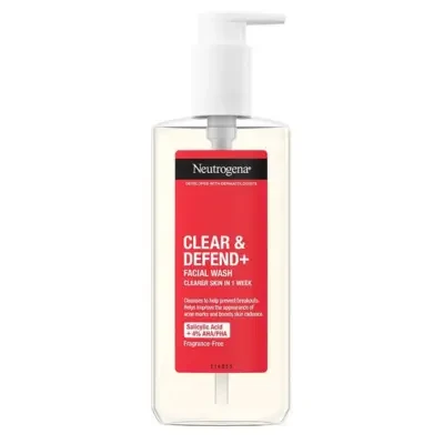NEUTROGENA® Clear & Defend+ Facial Wash with AHA /BHA /PHA 200ml