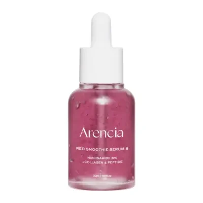 Arencia Red Smoothie Serum 8 with 8% Niacinamide + Collagen & Peptide 30ml