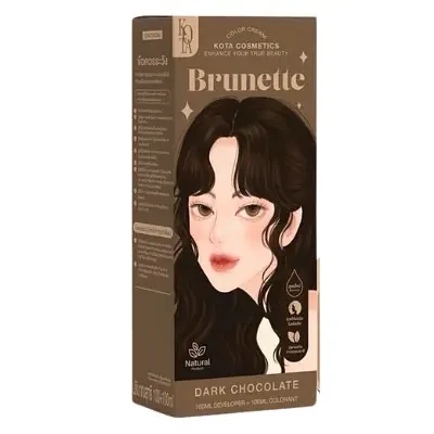 Kota Cosmetics Hair Color Cream - Brunette