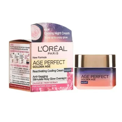 L'Oreal Paris Age Perfect Rosy Tone Cooling Night Moisturizer 50ml