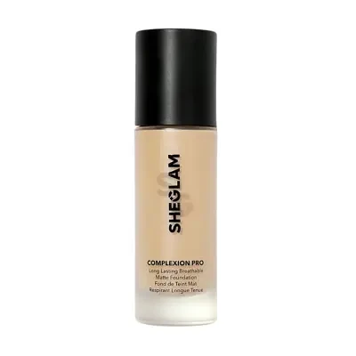 SHEGLAM Complexion Pro Long Lasting Breathable Matte Foundation-Wheat 30ml