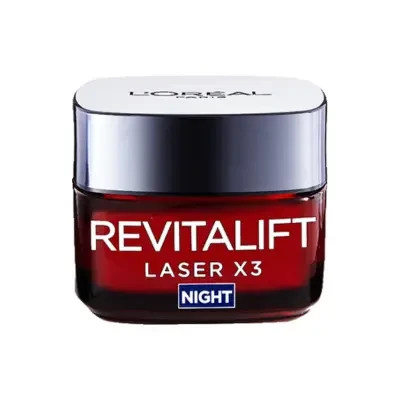 L'Oreal Paris Revitalift Laser Face Moisturiser Triple Action Anti-Ageing Night Cream 50ml
