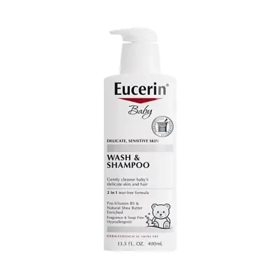 Eucerin Baby Wash and Shampoo 400ml