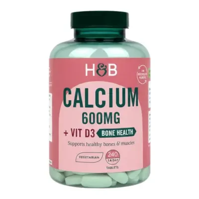 Holland & Barrett Calcium 600mg + Vit D Bone Health 240 Tablets