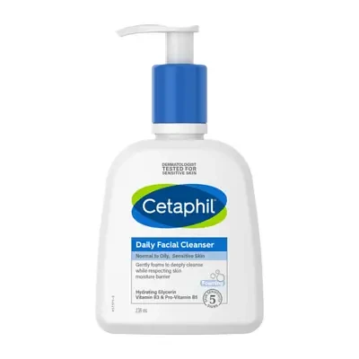 Cetaphil Daily Facial Cleanser For Normal To Oily Sensitive Skin 236ml