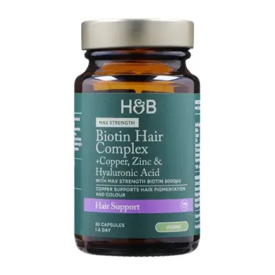 Holland & Barrett Max Strength Biotin Hair Complex 30 Capsules