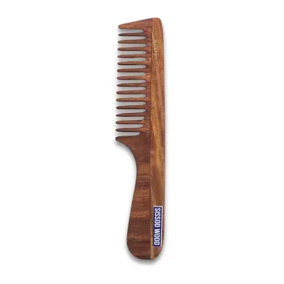 Sissoo King Premium Wooden  Hair Comb With Handle