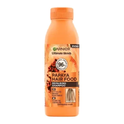 Garnier Ultimate Blends Repairing Hair Food Papaya Shampoo For Damaged Hair 350ml
