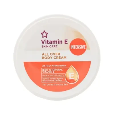 Superdrug Vitamin E Intensive All Over Body Cream 475ml