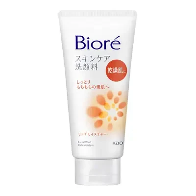 Biore Facial Wash Rich Moisture 130g