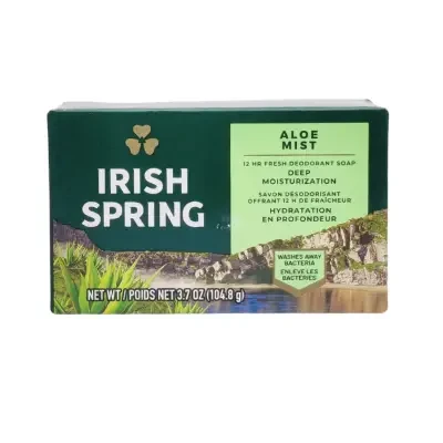 Irish Spring Aloe Mist Deodorant Soap 104.8g