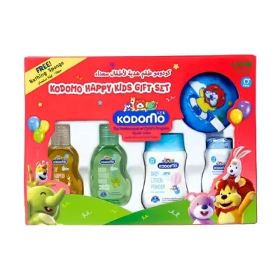 Kodomo Happy Kids Gift Set with Free Bathing Sponge