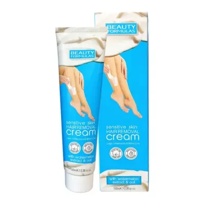Beauty Formulas Sensitive Skin Hair Removal Cream with Watermelon Extract & Oat 100ml