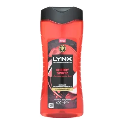 Lynx Fine Fragrance Cherry Spritz Premium Body Wash 400ml