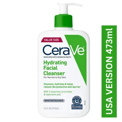 CeraVe Hydrating Facial Cleanser 473ml