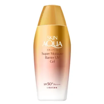 Rohto Mentholatum Skin Aqua Super Moisture Barrier UV Gel SPF50+ PA++++ 100g (New Gold Skin Aqua Sunscreen)