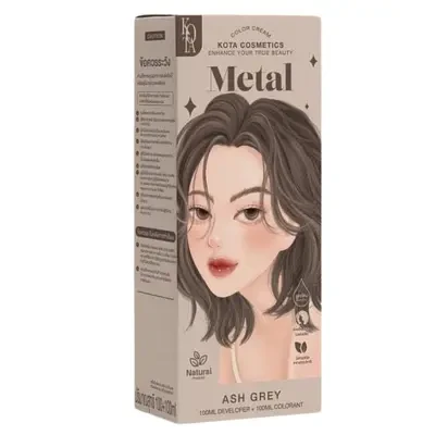 Kota Cosmetics Hair Color Cream - Metal