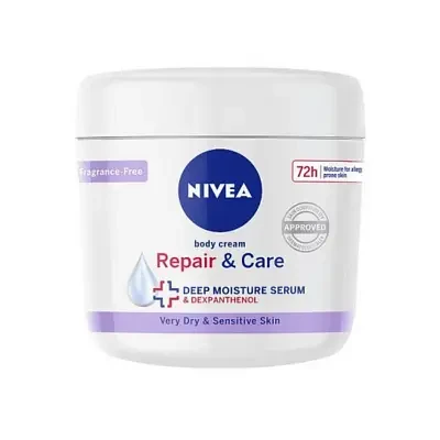 Nivea Repair & Care Body Cream Tub with Deep Moisture Serum & Dexpanthenol 400ml