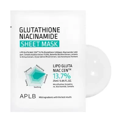APLB Glutathione Niacinamide Sheet Mask