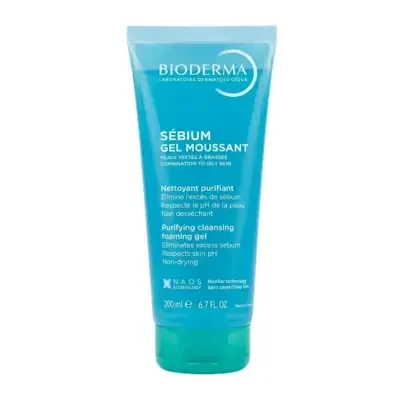 BIODERMA Sebium Gel Moussant Face Wash 200ml CLEARANCE SALE 2