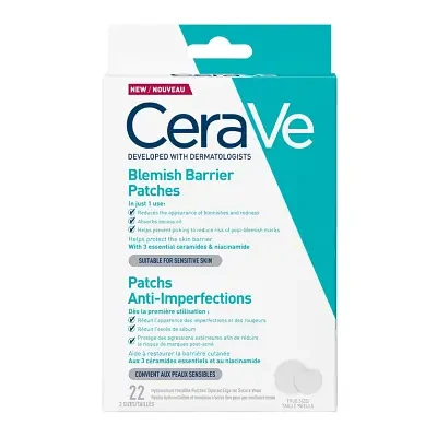 CeraVe Blemish Barrier Patches for Blemishes & Redness 22 Patches