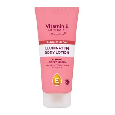 Superdrug Vitamin E Skin Care Radiant Glow Illuminating Body Lotion 200ml