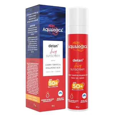 Aqualogica Detan+ Dewy Sunscreen with SPF 50+ PA++++ 50g
