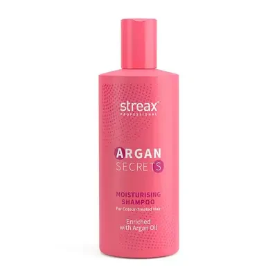 Streax Professional Argan Secrets Moisturising Shampoo for Colour Treated Hair 300ml